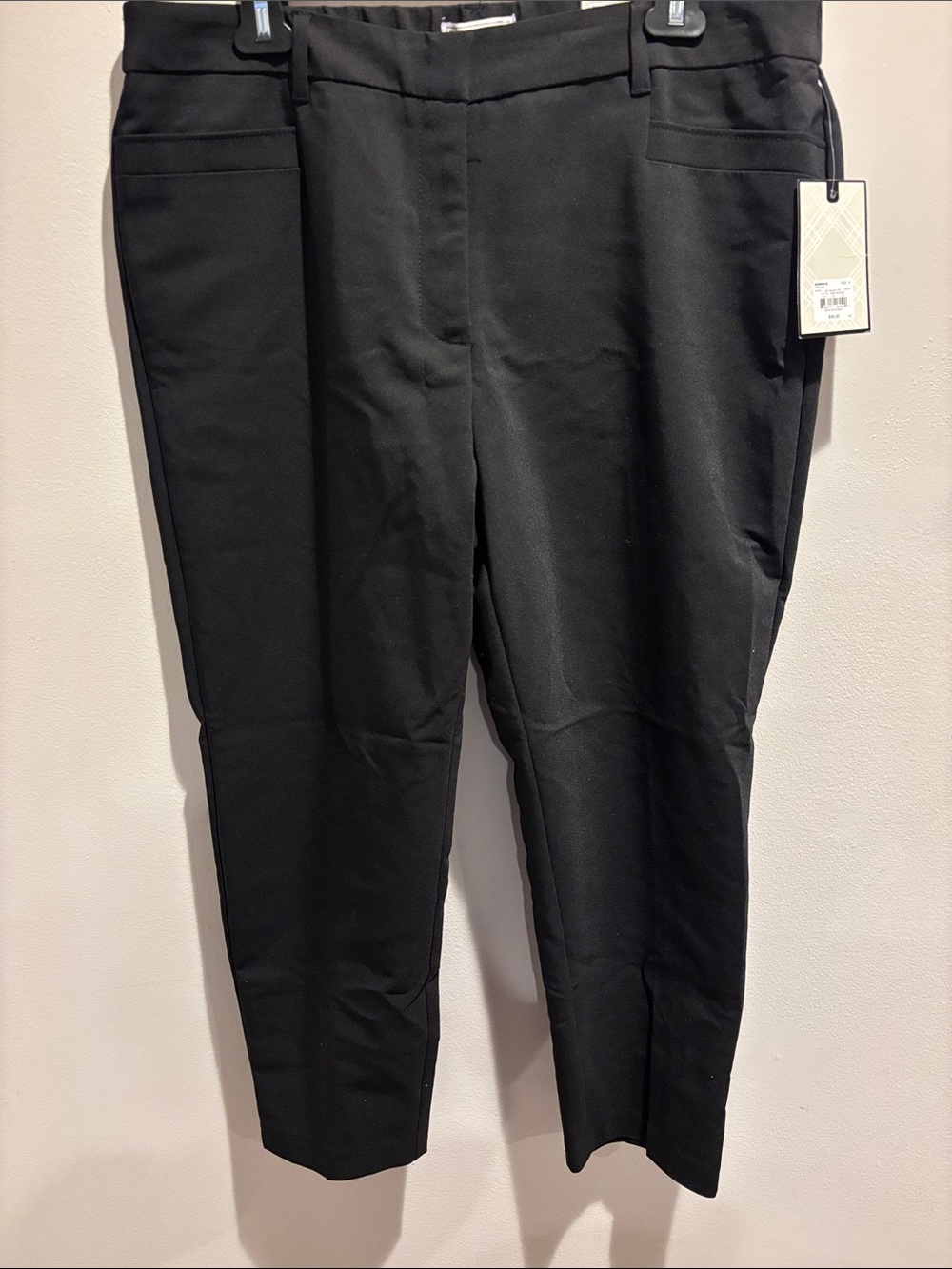 Dana Buchman Black Ponte Ankle Pants size 14